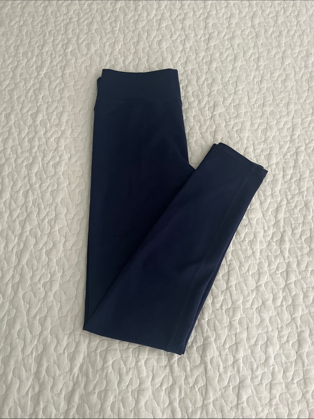 Zella girls navy blue leggings size XL